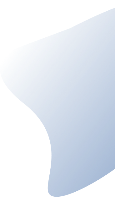 An image of blue blob decoration